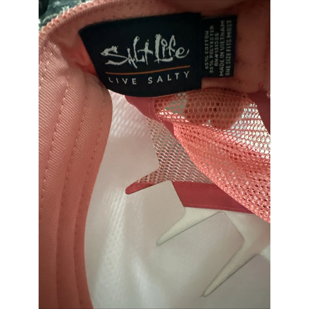 NWT Salt Life - Women’s Coral Baseball Cap Hat Snap Back